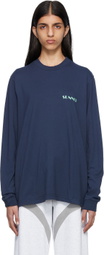 SUNNEI SSENSE Exclusive Blue T-Shirt