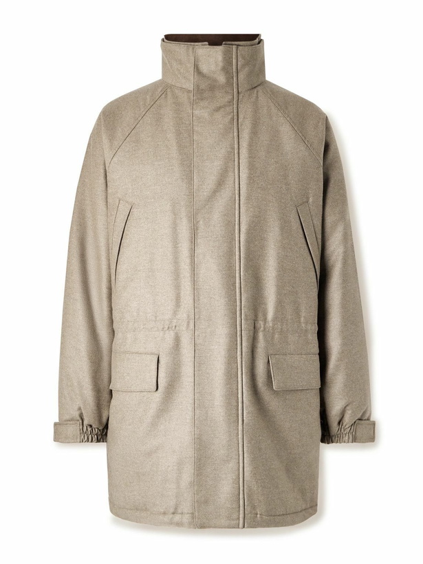 Photo: Auralee - Oversized Padded Wool Coat - Brown