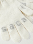 Sacai - Ribbed Intarsia Wool Balaclava and Gloves Set