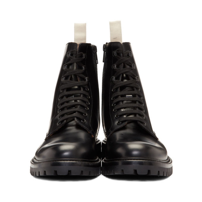 Common Projects Black Combat Boots Common Projects