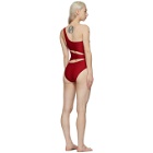 Solid and Striped Red The Louise One-Piece