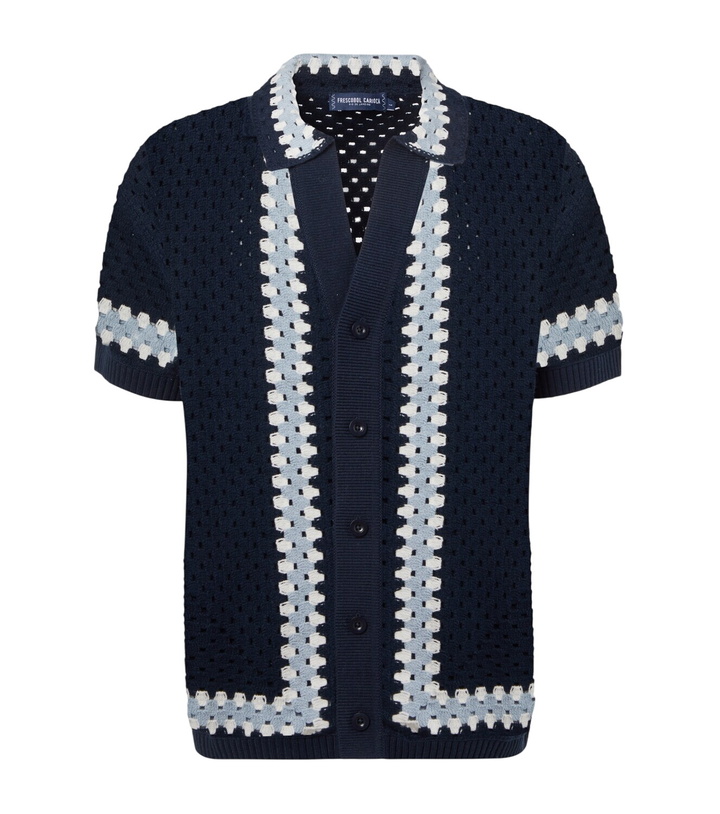 Photo: Frescobol Carioca Pinto crochet cotton bowling shirt