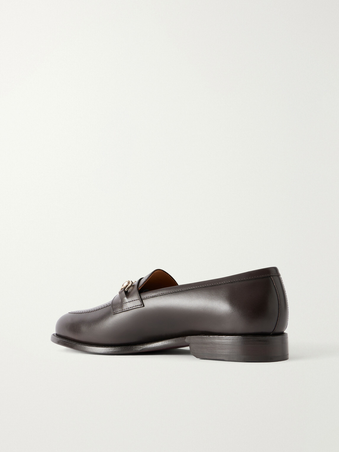 MORJAS - The Horsebit Leather Loafers - Brown