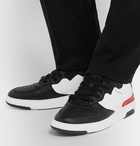 Givenchy - Wing Grosgrain-Trimmed Full-Grain Leather Sneakers - White