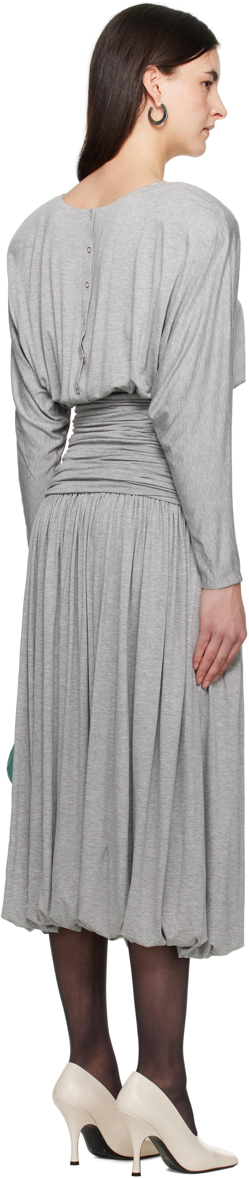 Nicklas Skovgaard Gray Lori Midi Dress