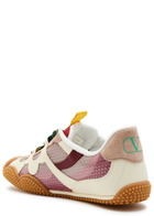 Valentino Garavani Amphibia Panelled Mesh Sneakers Pink