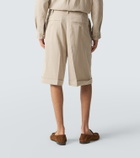 Jacquemus Pastro linen-blend Bermuda shorts