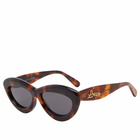 Loewe Eyewear Women's Cat-Eye Sunglasses in Dark Havana 