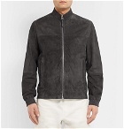 Theory - Radic Tremont Suede Jacket - Gray