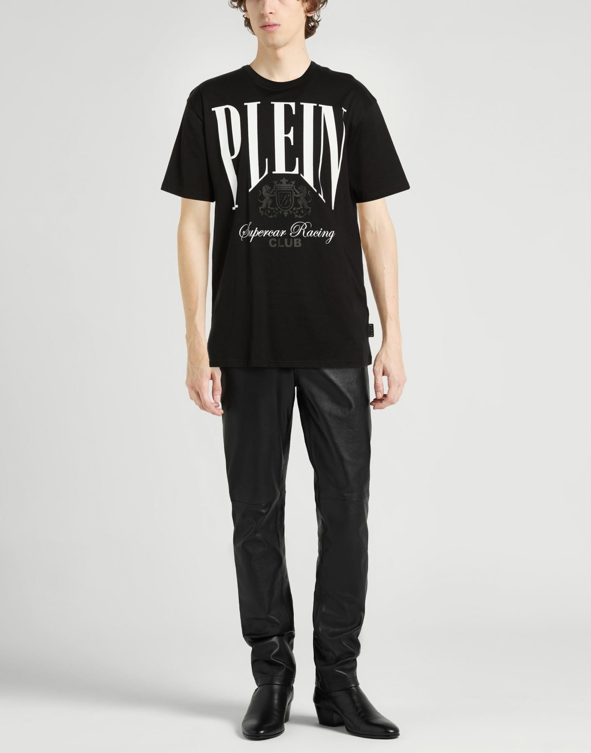Philipp Plein Mens T-shirt in Black