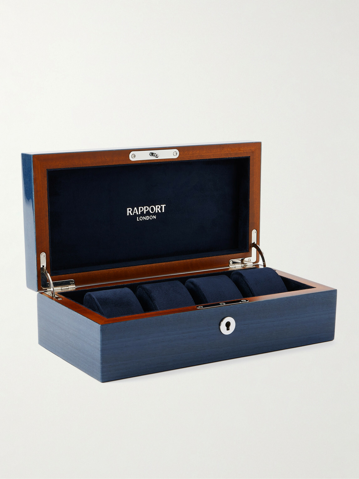 Rapport London - Heritage Lacquered Cedar 4-Piece Watch Box