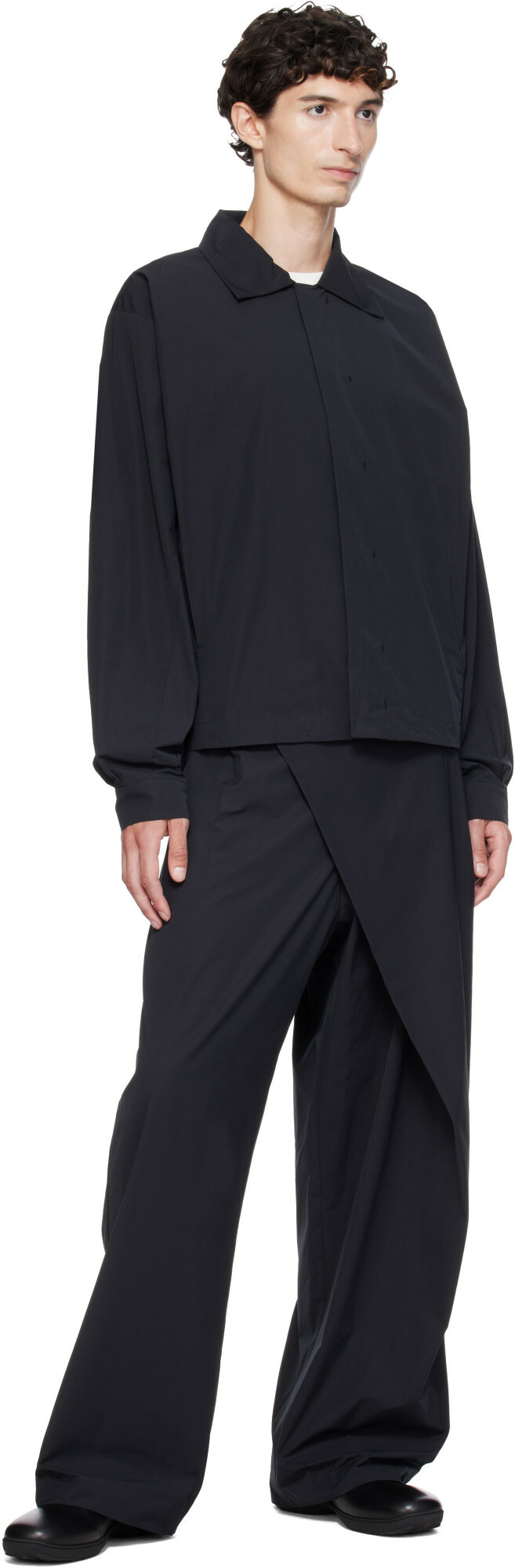 Kiko Kostadinov Black Kippel Light Jacket