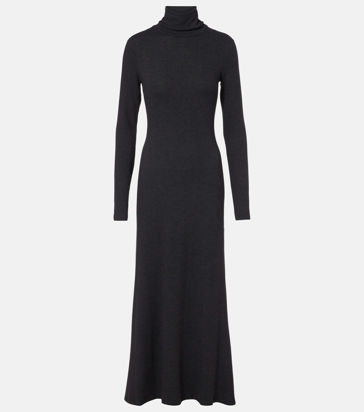 Staud Vanya turtleneck jersey maxi dress