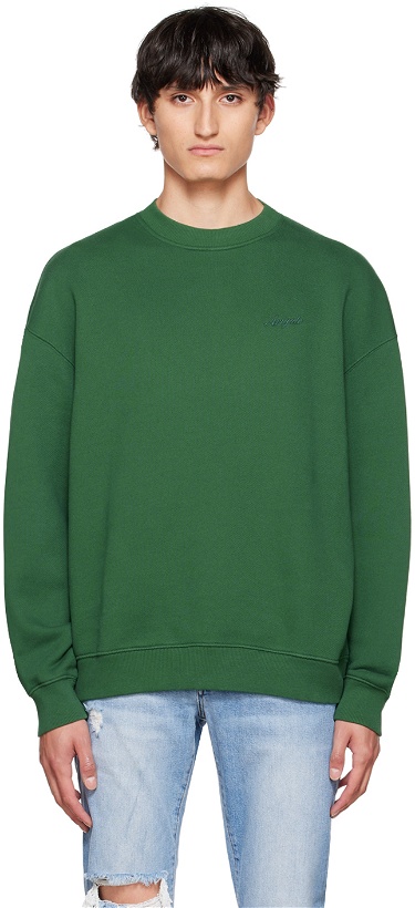 Photo: Axel Arigato Green Embroidered Sweatshirt