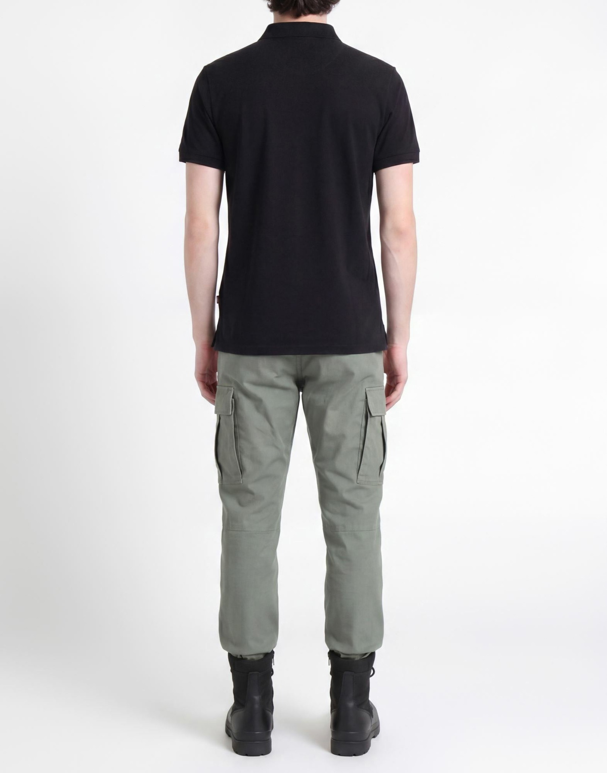 Alpha Industries Mens Polo shirt in Black