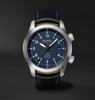 Bremont - MBII Automatic 43mm Stainless Steel and Leather Watch, Ref. No. MB11 BLUE - Blue