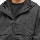 Represent Men's Hooded Track Jacket in Jet Black
