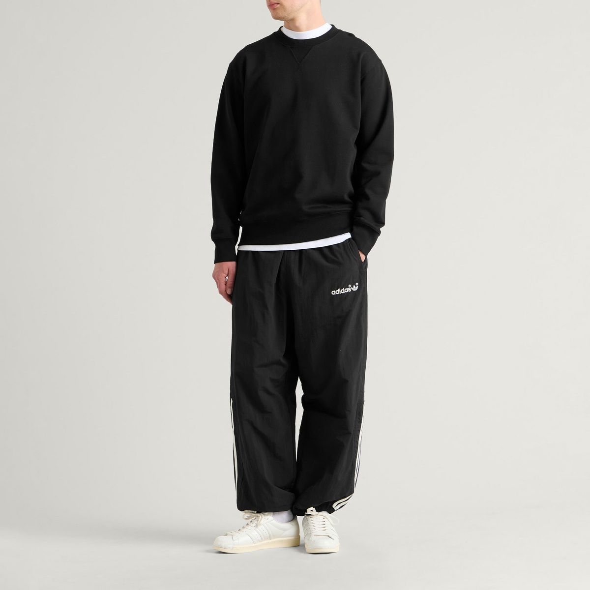 Adidas Men's Firebird Track Pants in Black