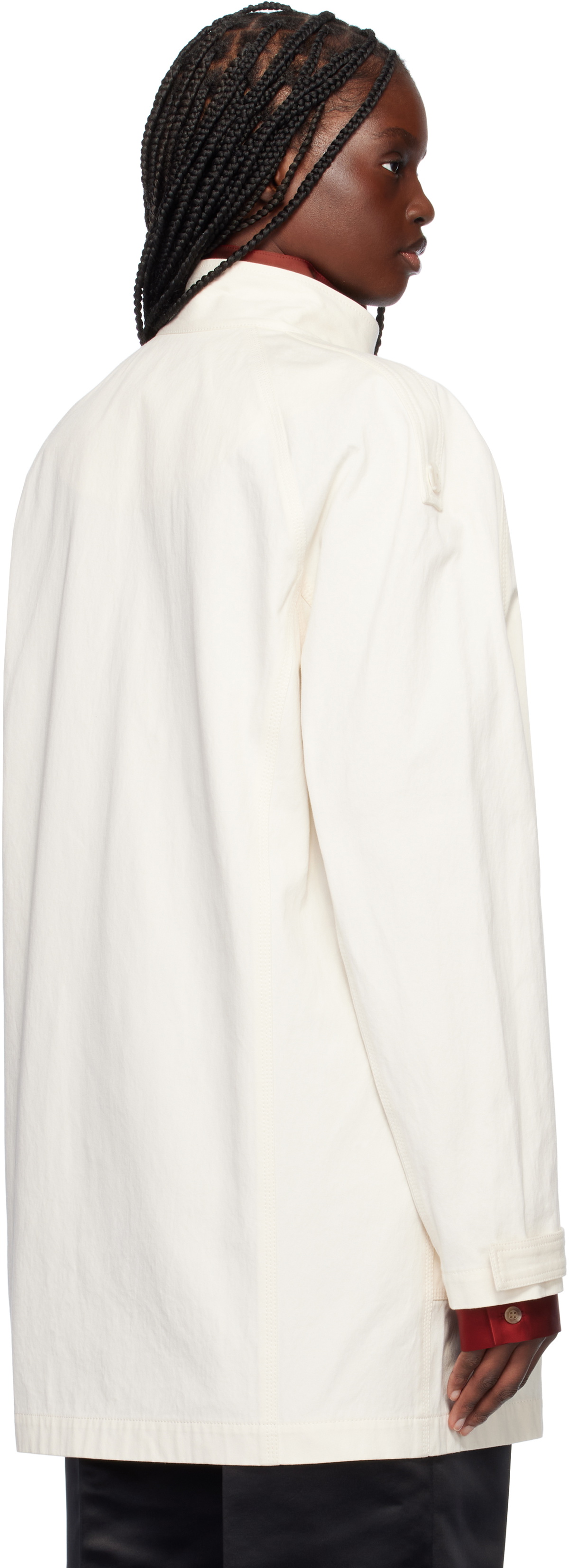 GIA STUDIOS Off-White Ginza Denim Coat