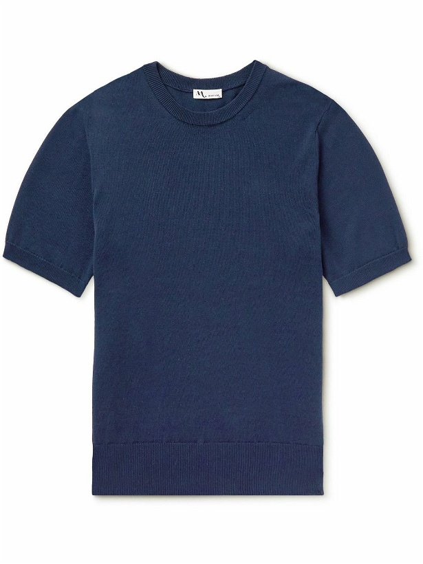Photo: DOPPIAA - Cotton T-Shirt - Blue