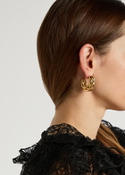 Rabanne Layered Hoop Earrings - Gold - One Size