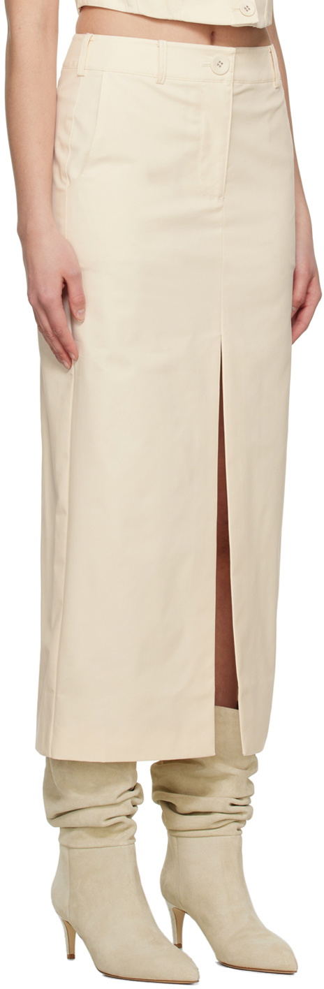 Anna Quan Off-White Maevis Maxi Skirt