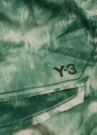 Y-3 Printed Stretch-polyamide Running Shorts Green