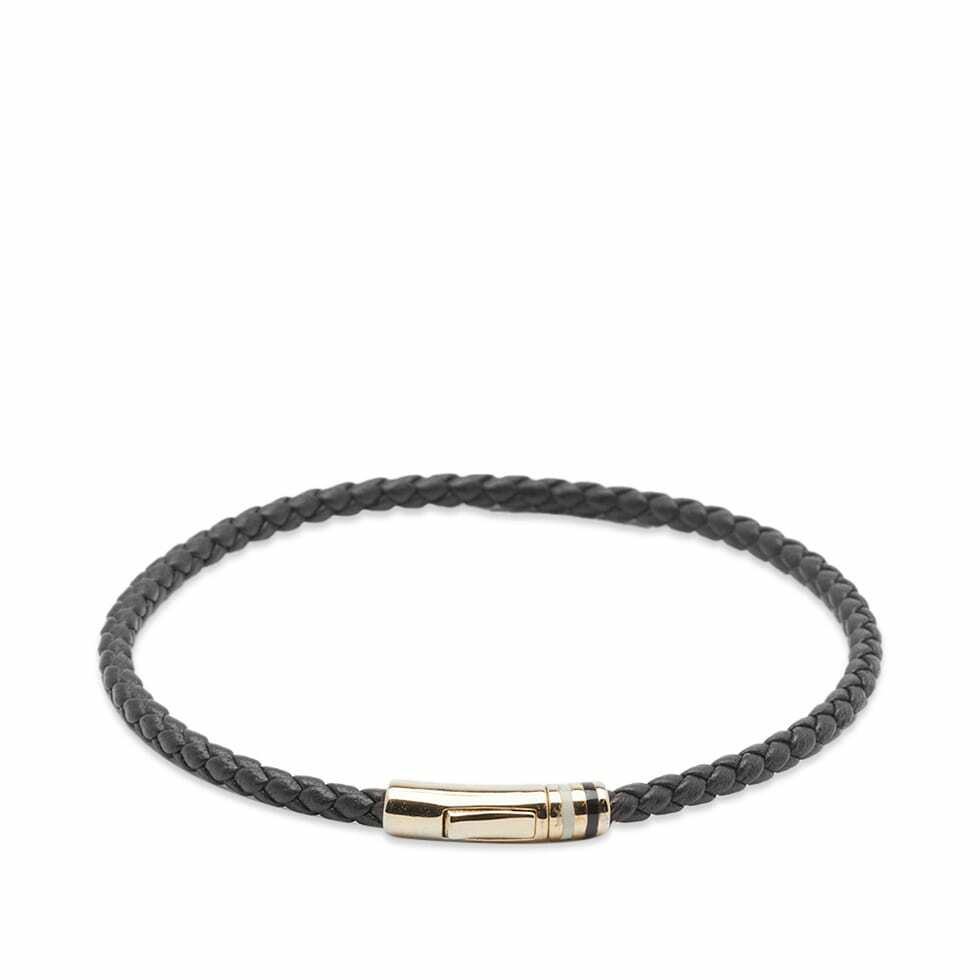 Miansai Men's Juno Leather Bracelet in Black Miansai