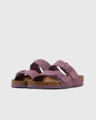 Birkenstock Arizona Suede Leather Purple Mens Sandals & Slide