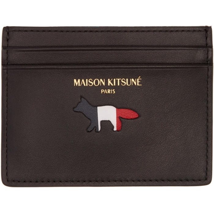 Photo: Maison Kitsuné Black Fox Logo Card Holder 