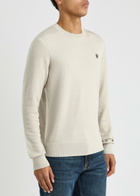 Belstaff Drift Cotton-blend Jumper Beige