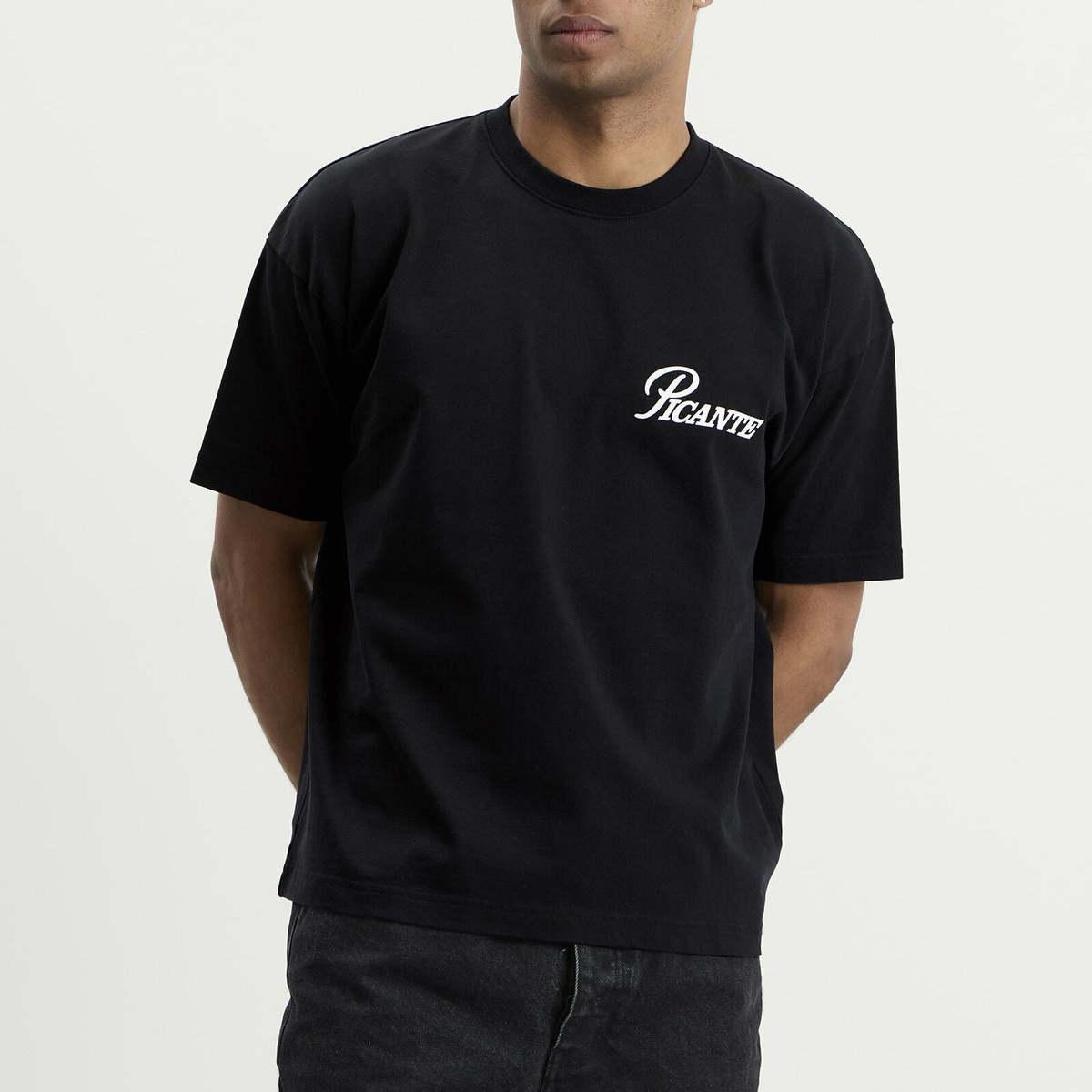 Picante Men's Record T-Shirt in Black