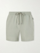 Onia - Straight-Leg Linen and Lyocell-Blend Shorts - Green