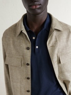 Boglioli - Slim-Fit Garment-Dyed Cotton Polo Shirt - Blue