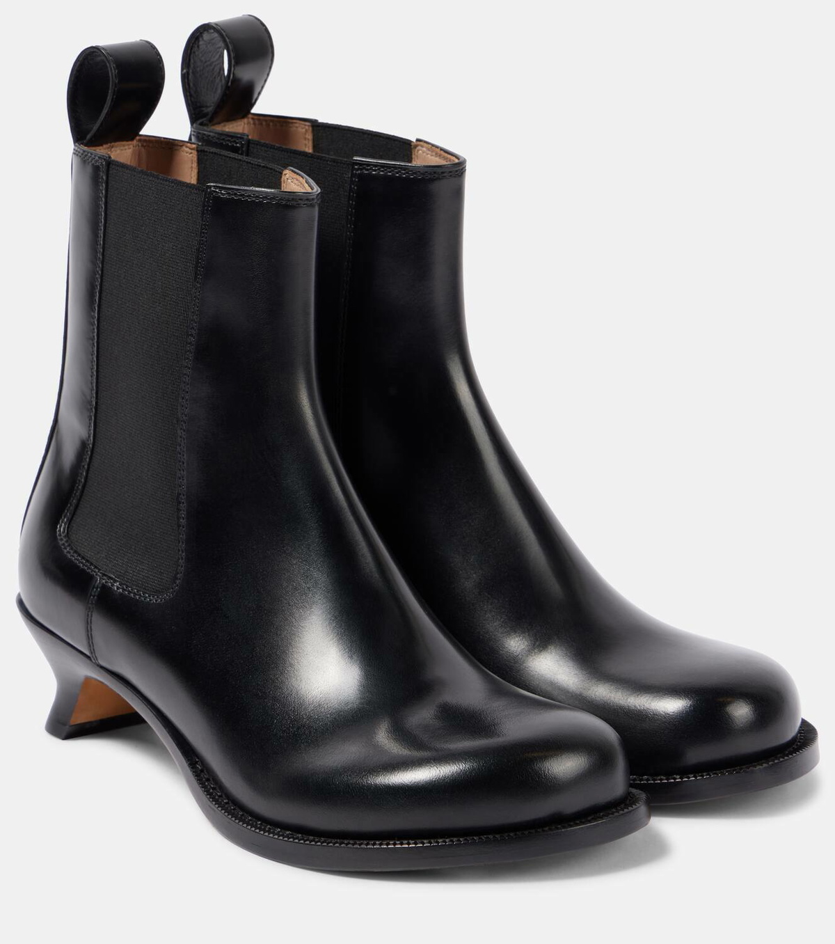 Loewe Campo 40 brushed leather Chelsea boots