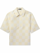 Versace - Duchesse-Satin Polo Shirt - Neutrals