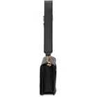 Versace Jeans Couture Black Faux-Leather Logo Shoulder Bag