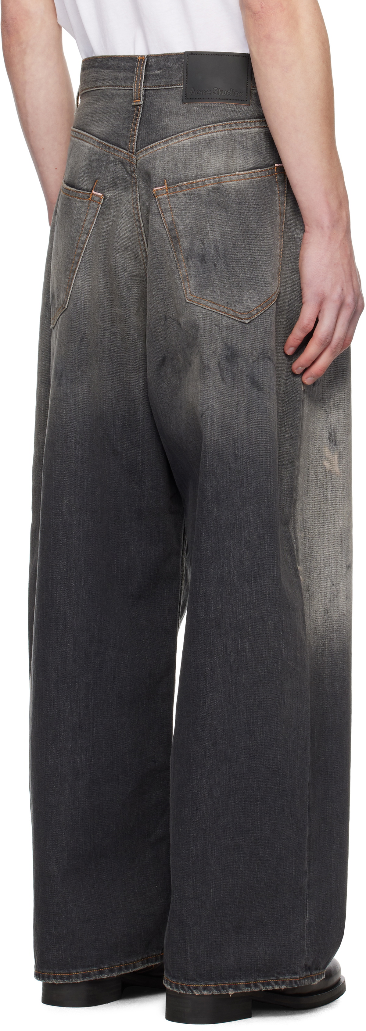 Acne Studios Black Super Baggy Fit 2023 Jeans Acne Studios