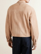 Valstar - Stan Suede Bomber Jacket - Neutrals