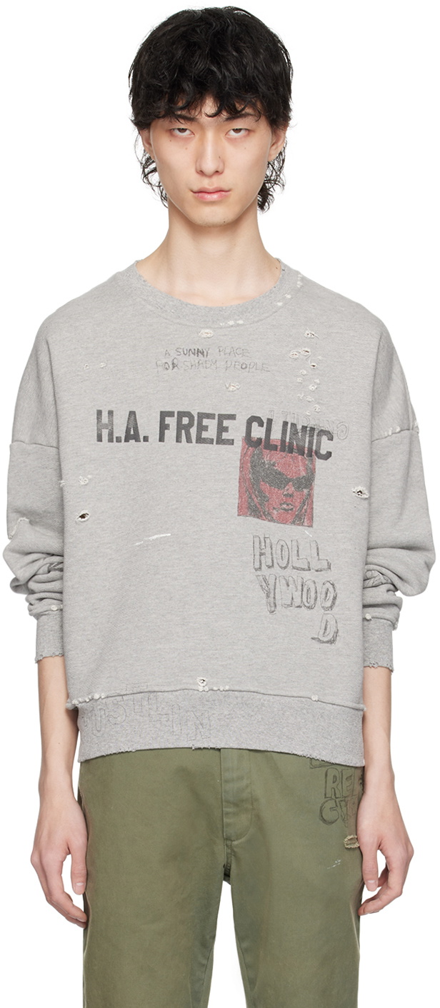 PALY Gray 'Free Clinic' Sweatshirt