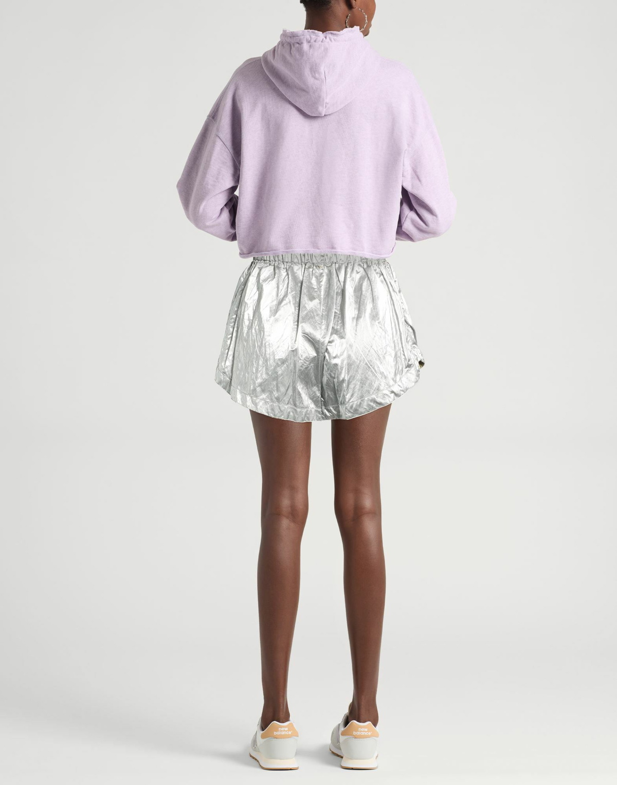Jijil Womens Shorts & Bermuda Shorts in Silver