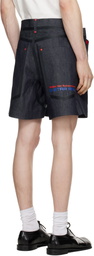 Walter Van Beirendonck Navy G-Star Edition Basic Denim Shorts