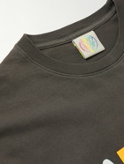 Camp High - Shop Logo-Print Pigment-Dyed Cotton-Jersey T-Shirt - Gray