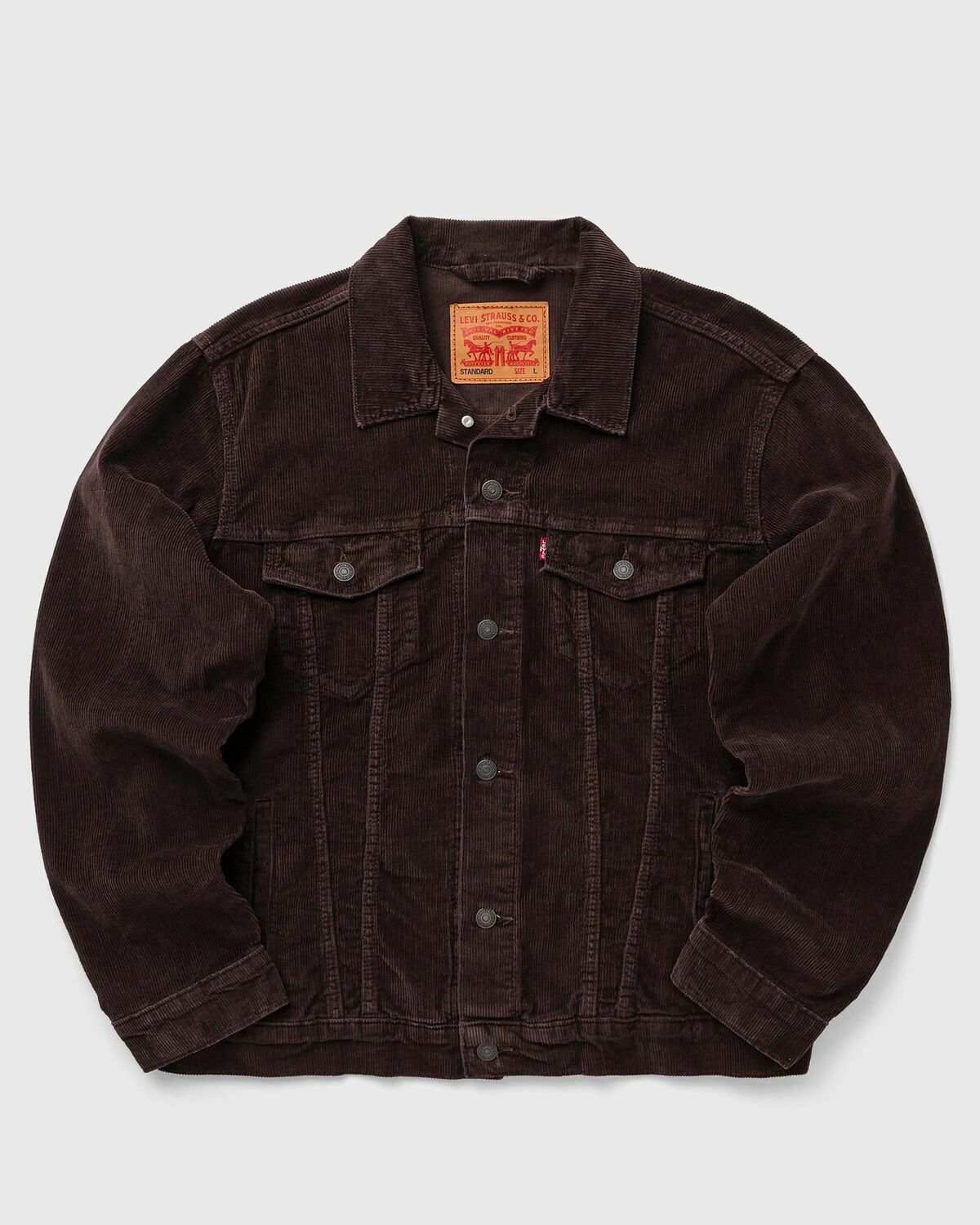 Levis THE TRUCKER JACKET Brown Mens Denim Jacket