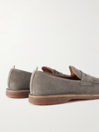 Officine Creative - Kent Suede Loafers - Brown