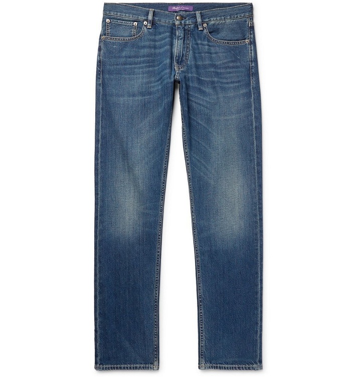 Photo: Ralph Lauren Purple Label - Amberley Slim-Fit Denim Jeans - Men - Mid denim