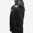 Moncler Grenoble Men's Padded Knit Jacket in Black