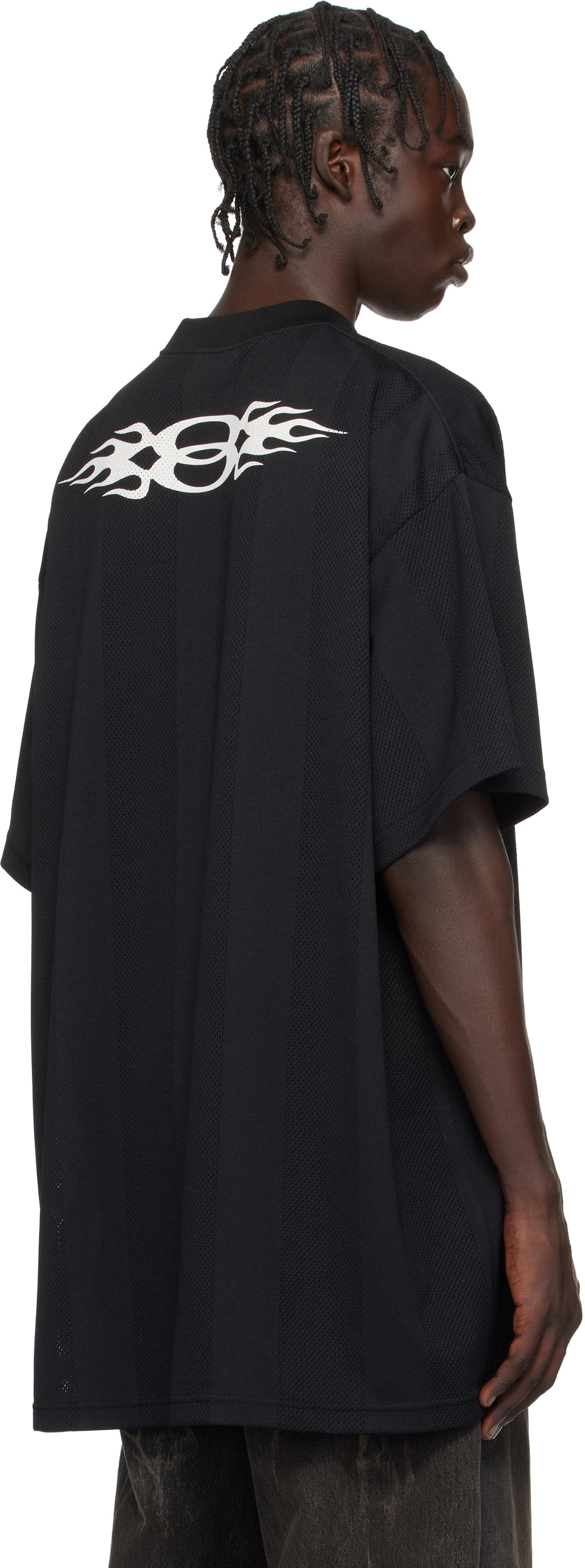 Balenciaga Black Burning Unity T-shirt Balenciaga