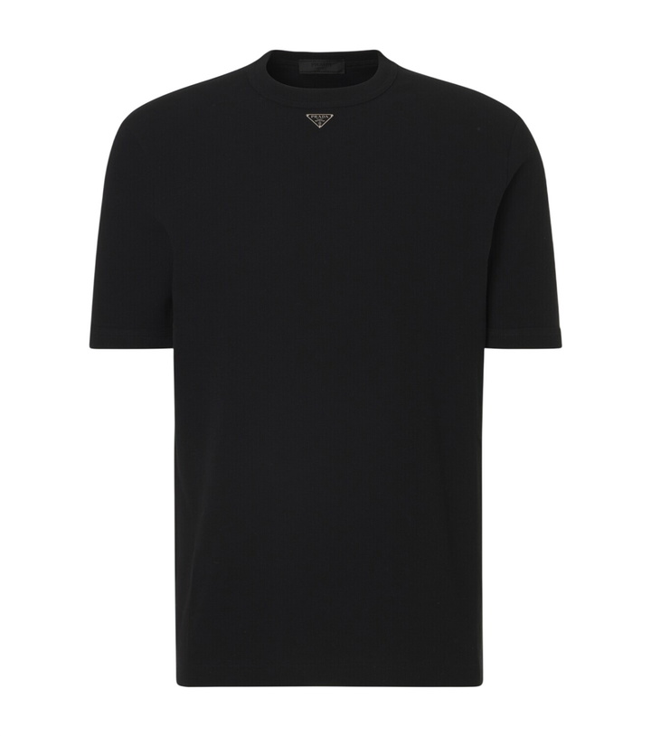 Photo: Prada Logo cotton T-shirt