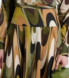 Pucci Onde cotton muslin maxi skirt